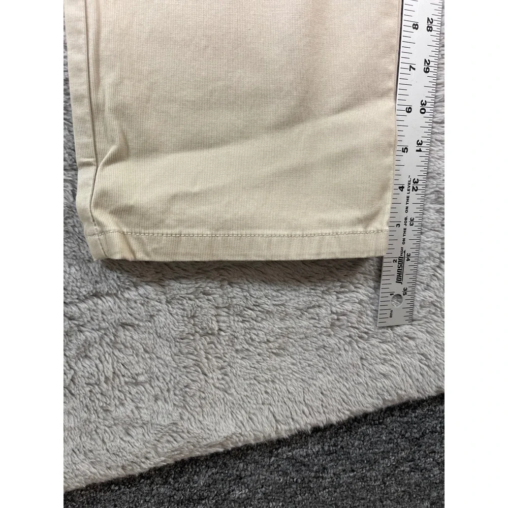 Tommy Bahama Mens 35x34 Beige Cotton Blend Straight Leg Chino Pants‎ Preppy - Picture 6 of 9